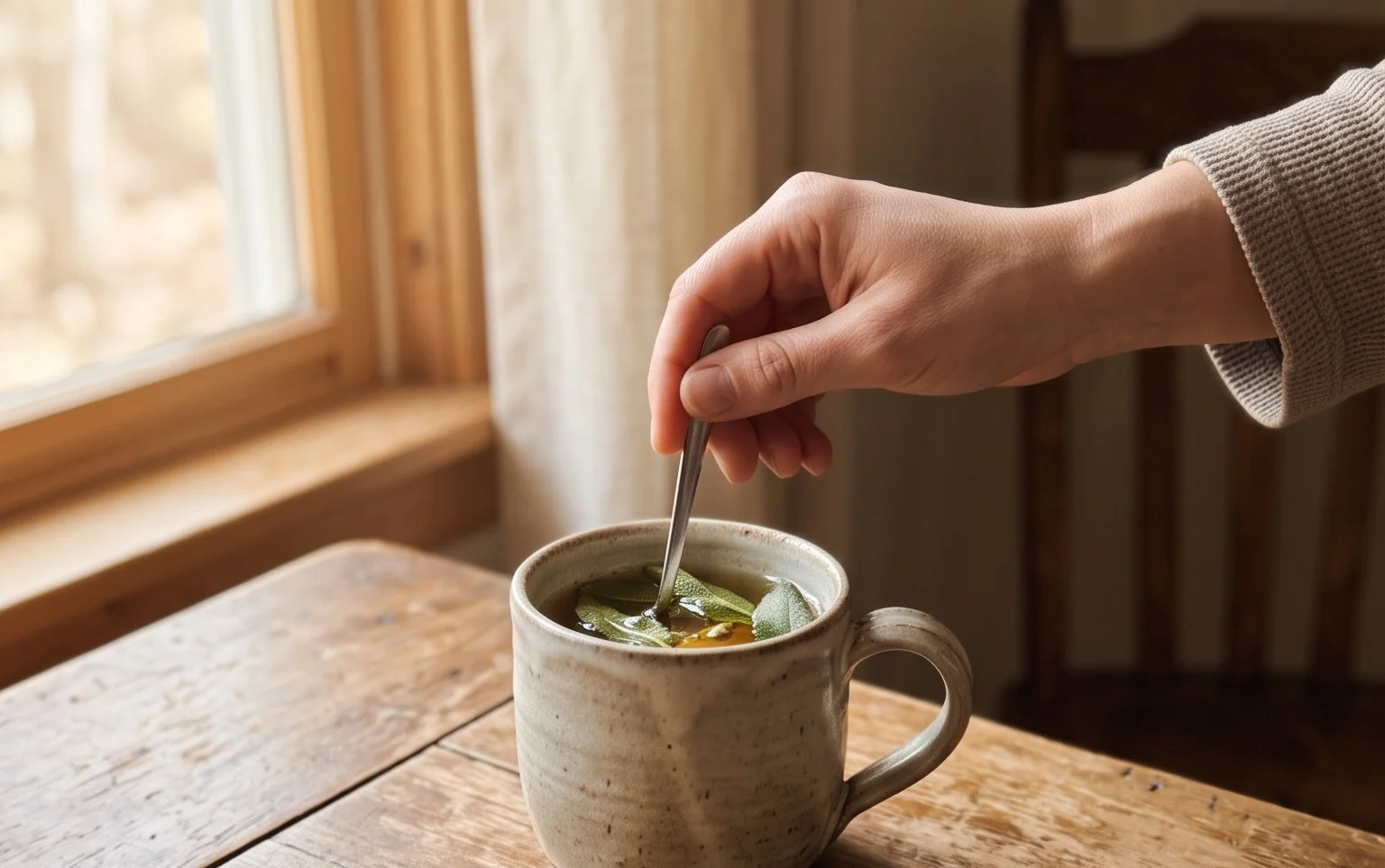 Simple Medicine: Sage and Honey Cough Syrup - And Here We Are