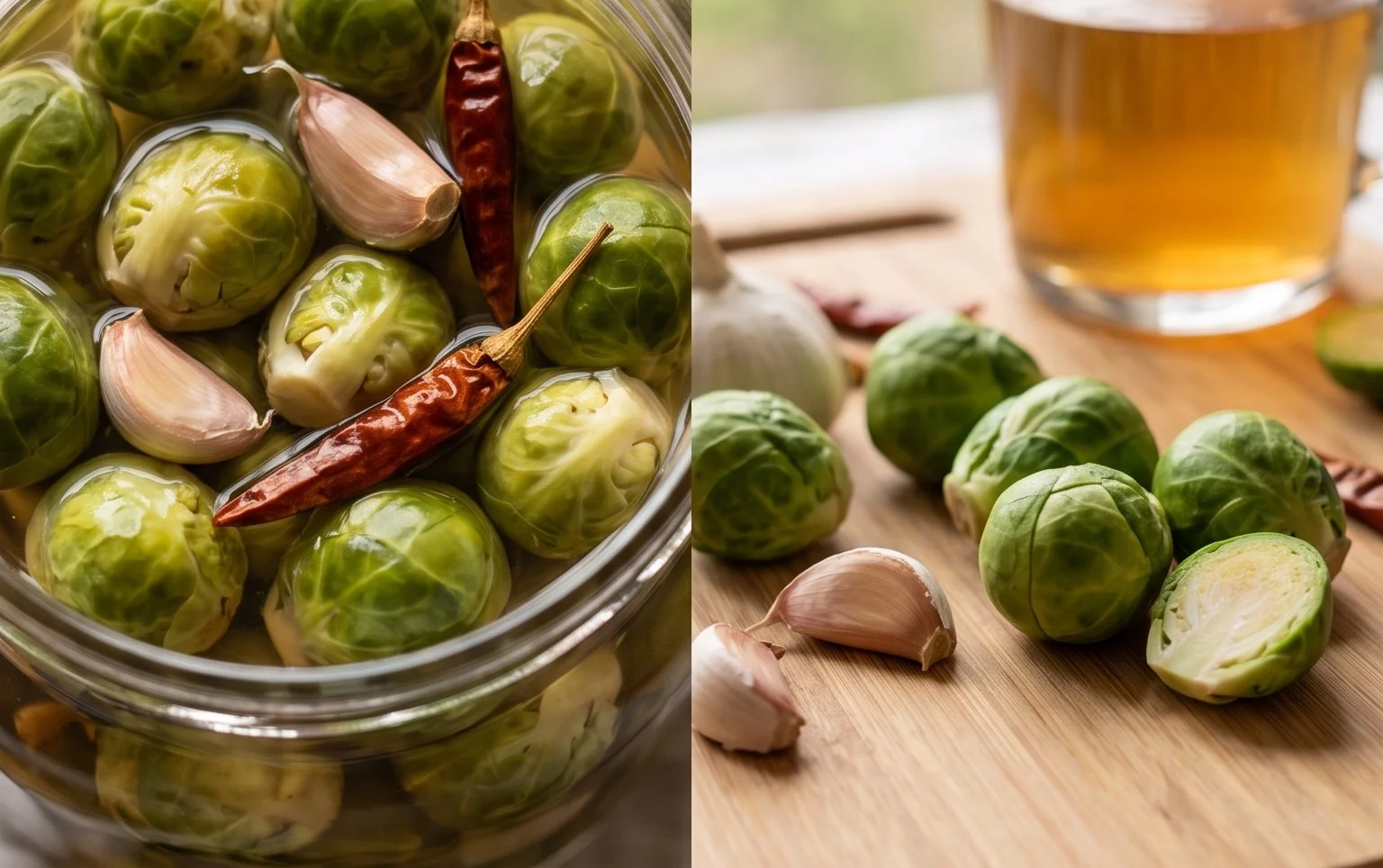 Easy Pickled Brussels Sprouts Recipe (Water Bath Canning)